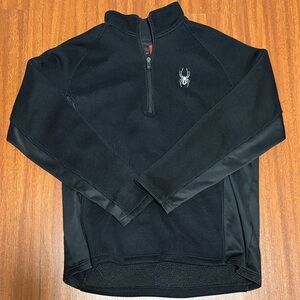 Spyder Black Half-Zip Performance Pullover Men’s